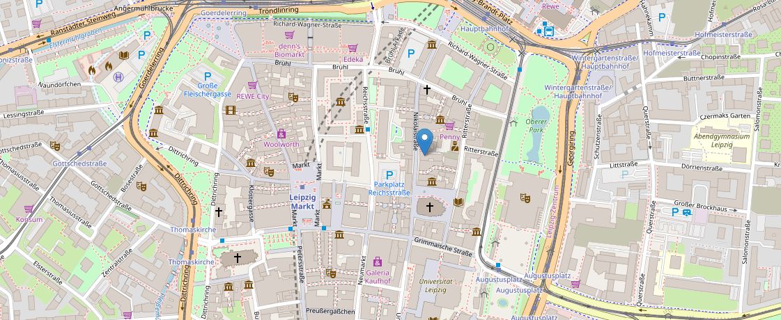 Google Maps Screenshot des Standorts von get-a-shop Leipzig